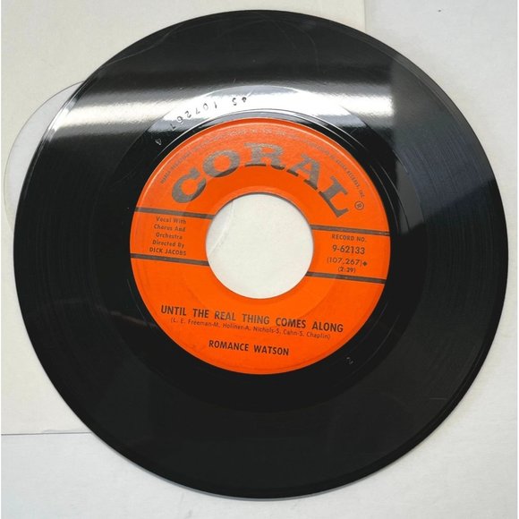 Romance Watson Come a Little Closer / Real Thing 45 RPM Northern Soul Vinyl - Picture 6 of 6